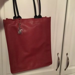 NWOT Shiseido red tote bag